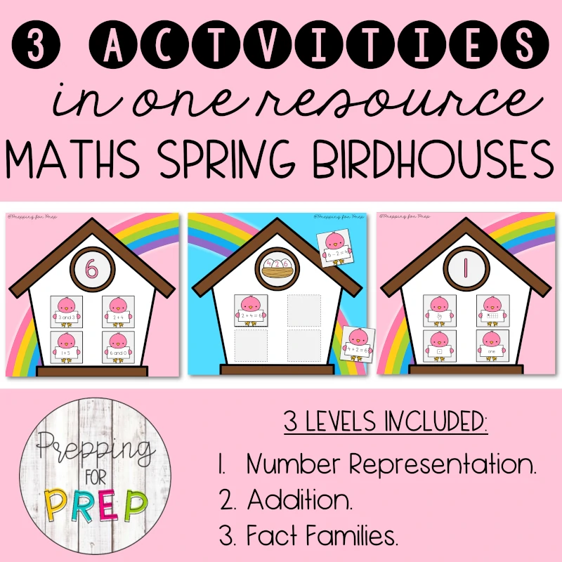 3-in-1 Maths Birdhouse Games